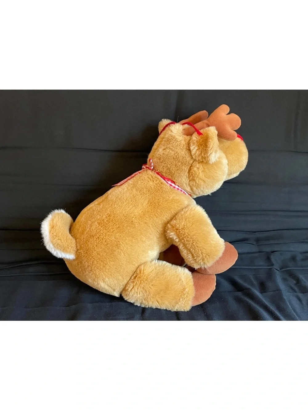 Vtg Eden Rudolph Reindeer Plush large Stuffed Animal 20